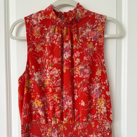 1.STATE Vibrant Floral Dress - Picture 3 of 5